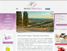 Tablet Screenshot of hotelperugina.com